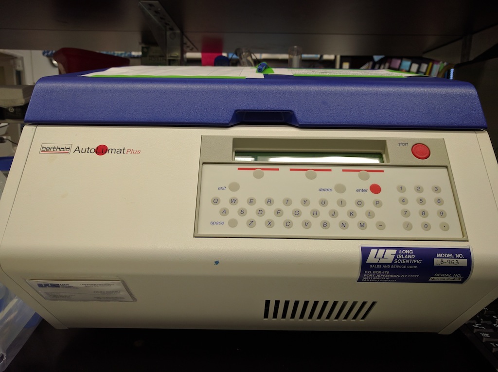 Tube Luminometer Product Review.